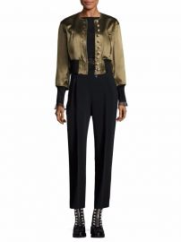 3 1 Phillip Lim - Pearly Cropped Bomber Jacket at Saks Fifth Avenue